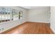 Bright, airy living room with hardwood floors, large windows, and classic trim throughout at 3007 Octavia Cir, Marietta, GA 30062