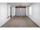 Spacious two-car garage, featuring a gray door and ample open space for storage and vehicles at 1626 Cobbs Creek Ln, Decatur, GA 30032