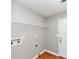 Dedicated laundry room with washer and dryer hookups at 1626 Cobbs Creek Ln, Decatur, GA 30032