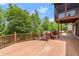 Expansive deck features outdoor seating perfect for entertaining guests at 4290 Bobbins Way, Cumming, GA 30041
