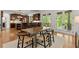 Well-appointed kitchen and breakfast nook with modern appliances and seamless flow to the outdoor living space at 4290 Bobbins Way, Cumming, GA 30041