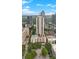 A beautiful aerial view of the buildings with a pool on the roof at 860 Peachtree Ne St # 2815, Atlanta, GA 30308