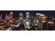 Nighttime cityscape view showcasing brightly lit buildings and city lights at 860 Peachtree Ne St # 2815, Atlanta, GA 30308