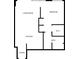 Floorplan includes a living room, bedroom, kitchen, foyer and bath with walk in closet at 860 Peachtree Ne St # 2815, Atlanta, GA 30308