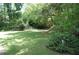 Lush backyard with mature trees providing shade and privacy, and a large grassy area at 5170 Chamblee Dunwoody Rd, Atlanta, GA 30338