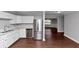 Kitchen with stainless steel appliances, dishwasher, and an open view to the living space at 5326 Highway 5, Douglasville, GA 30135