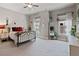 Well-lit bedroom with carpet flooring, large windows, and neutral walls, creating a cozy and inviting space at 265 Trecastle Sq, Canton, GA 30114