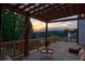 Enjoy stunning sunset views from this covered deck, a perfect outdoor escape at 5420 Avonshire Ln, Cumming, GA 30040