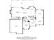 Main floorplan including garage, kitchen, living room, dining room, office, breakfast nook, and Gathering room at 5420 Avonshire Ln, Cumming, GA 30040