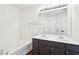 The spacious bathroom offers a soaking tub and a double sink vanity at 3505 Chattahoochee Summit Se Ln # 25, Atlanta, GA 30339