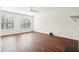 Spacious living room featuring wood floors, crown molding, and natural light at 3505 Chattahoochee Summit Se Ln # 25, Atlanta, GA 30339
