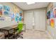 Versatile office area ideal for creative pursuits or a functional workspace at 6795 Preston Glen Dr, Alpharetta, GA 30005