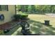 Backyard featuring lush greenery and outdoor seating area at 3629 Embry Cir, Atlanta, GA 30341