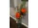 Floral arrangement in a blue glass vase at 3629 Embry Cir, Atlanta, GA 30341