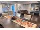 Open-concept dining room flowing into living area, filled with light at 3629 Embry Cir, Atlanta, GA 30341