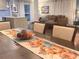 Open dining room with sightlines to kitchen and living area at 3629 Embry Cir, Atlanta, GA 30341