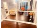 Open-concept living room featuring sliding glass doors and a balcony with a view at 3629 Embry Cir, Atlanta, GA 30341
