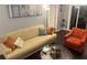 Relaxing living room area featuring plush seating, stylish decor, and modern accents at 3629 Embry Cir, Atlanta, GA 30341