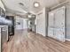 Well-lit kitchen features modern appliances and wood-look flooring at 72 Hazelwood Nw Rd, Cartersville, GA 30121