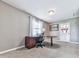 A home office featuring neutral paint, carpet, and a large desk with drawers at 72 Hazelwood Nw Rd, Cartersville, GA 30121