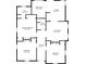 Detailed floorplan showing the layout of the home including the living room, dining room, and bedrooms at 1426 Memorial Se Dr, Atlanta, GA 30317