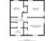 Floor 3 plan featuring two bedrooms, hall, bathroom and primary bedroom layout at 2046 Copperfield Cir, Decatur, GA 30035