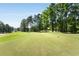 Scenic golf course view featuring a well-maintained green and lush trees under a clear blue sky at 2316 Echelon Ln, Smyrna, GA 30080
