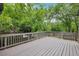 Spacious wooden deck perfect for outdoor entertaining and relaxing in a private treed setting at 2864 White Oak Dr, Decatur, GA 30032