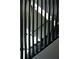Modern staircase with dark wood slats and light wall, minimalist design at 1921 Herbert Dr, Tucker, GA 30084