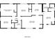 Detailed floor plan showcasing layout of bedrooms, bathrooms, kitchen, and living room at 2529 Habersham Dr, Decatur, GA 30032