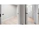 View from the basement hallway to the basement bathroom at 7300 Wynhill Dr, Sandy Springs, GA 30328