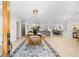 Bright foyer with hardwood floors, opening into a spacious living area with an open floor plan at 7300 Wynhill Dr, Sandy Springs, GA 30328