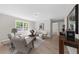 Inviting living room with neutral tones, wood floors and comfortable seating at 7300 Wynhill Dr, Sandy Springs, GA 30328