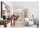 Open-concept design features a seamless transition from living room to dining room at 7300 Wynhill Dr, Sandy Springs, GA 30328