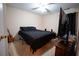 Bedroom featuring a ceiling fan, modern decor, and a comfortable living space at 1116 Silverbrooke Dr, Powder Springs, GA 30127