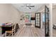Bonus room with built-in bookcases, a window seat, and a desk for homework at 127 Marlow Dr, Woodstock, GA 30188