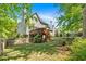 Lush backyard with a wooden deck, providing an excellent space for outdoor gatherings and relaxation at 3921 Upland Way, Marietta, GA 30066