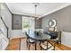 Formal dining area featuring hardwood floors and a lovely chandelier at 3921 Upland Way, Marietta, GA 30066