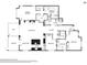 Detailed floor plan showcasing the layout of the home with multiple bedrooms and bathrooms at 413 Horizon Trl, Canton, GA 30114