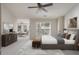 Primary bedroom boasts natural light and opens to a sitting room at 478 Vinings Estates Se Dr # B02, Smyrna, GA 30126