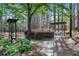 Park featuring benches and a walking path with shade trees and greenery at 478 Vinings Estates Se Dr # B02, Smyrna, GA 30126