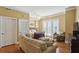 Bright bedroom with hardwood floors, a ceiling fan, and natural light at 2277 Peachtree Ne Rd # 701, Atlanta, GA 30309