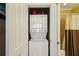 Convenient in-unit laundry closet with stacked washer and dryer at 2277 Peachtree Ne Rd # 701, Atlanta, GA 30309