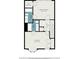 Second floor plan showing the bedrooms, walk in closet and two baths at 1310 Kilmington Ct, Alpharetta, GA 30009