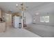 Open floor plan connecting the dining area, kitchen, and living room, perfect for entertaining at 472 Linda Ln, Powder Springs, GA 30127