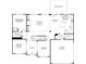 Detailed first floor plan of the residence, showcasing the layout at 3345 Hillshire Dr, Cumming, GA 30028
