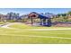 Beautiful amphitheater on a manicured lawn, perfect for outdoor events and community gatherings at 3355 Hillshire Dr, Cumming, GA 30028