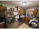 Functional kitchen featuring a stainless steel refrigerator, gas range, and plenty of counter space at 944 Stallings Se Ave, Atlanta, GA 30316