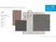 Spec design features for a primary bathroom: cabinets, hardware, countertop, floor and wall tile samples at 301 Sobeck Way, Canton, GA 30115