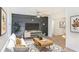 Stylish living room featuring modern decor, recessed lights, and an open floor plan at 1258 Lyle Ave, Atlanta, GA 30344